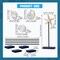 Greentek; 4 Pcs Wooden Summer Table Decor – Coastal Beach Block Signs with Conch, Starfish, Shell & Nautilus Design, Summer Indoor Decorations for Home Kitchen Shelf Mantel Table Centerpieces; Category:Tabletop Decor; Image:3